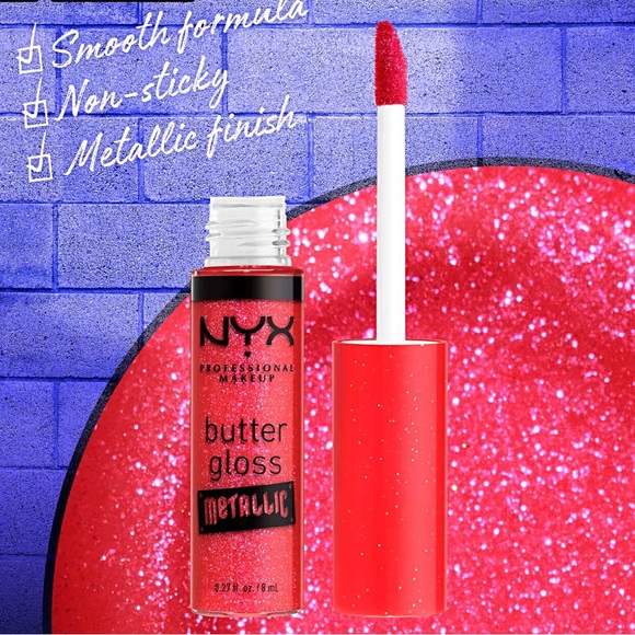 π NYX Professional Makeup Butter Gloss - Metallic - Picture 2 of 5